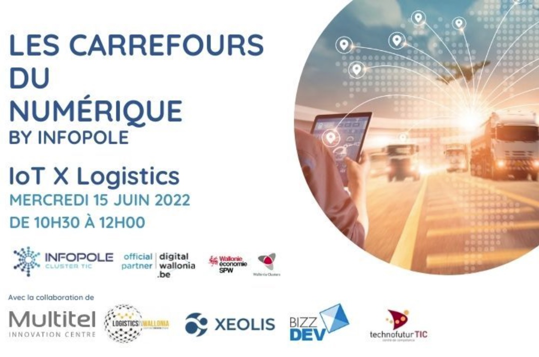 Webinaire Infopole –  « Carrefours du Numérique : IoT & Logistics » – 15/06/2022